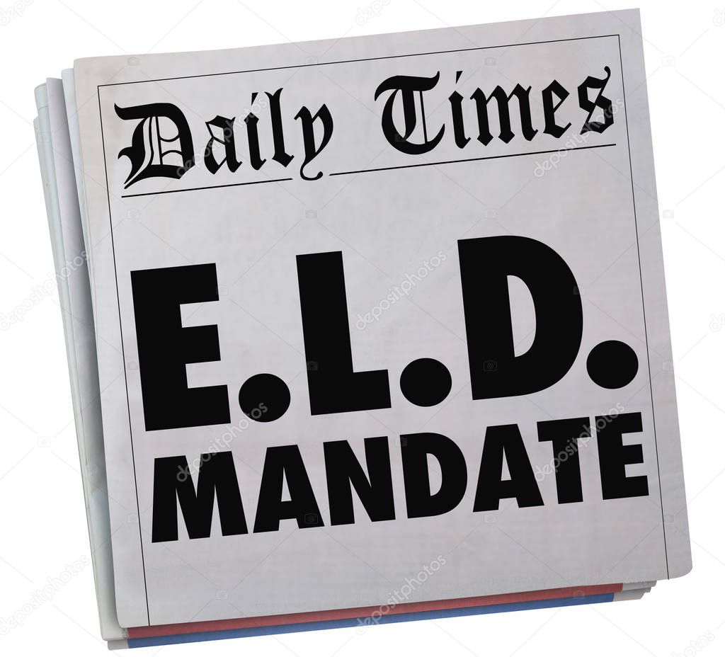 ELD Electronic Logging Device Mandate 
