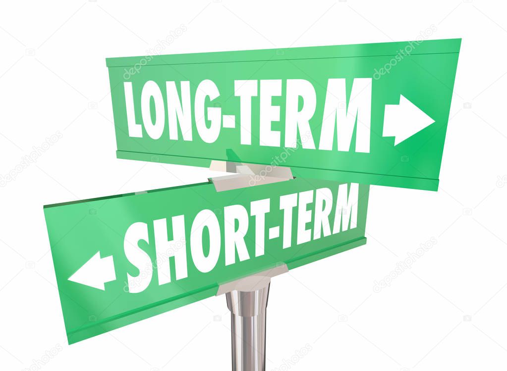 Long Vs Short Term Signs Words