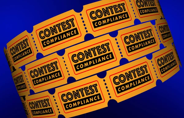 Contest Compliance Law Regulations Tickets