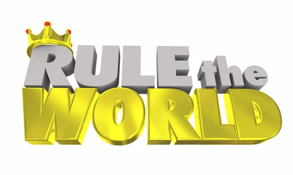 Rule the World  Illustration — Stock Photo, Image