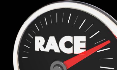 Yarış hız göstergesi iğne 