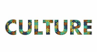 Kültür Puzzle parçaları 