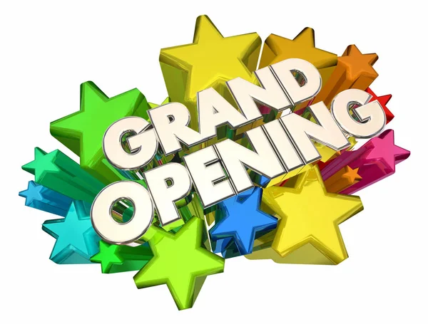 Grand Opening Stars — Stock Photo, Image