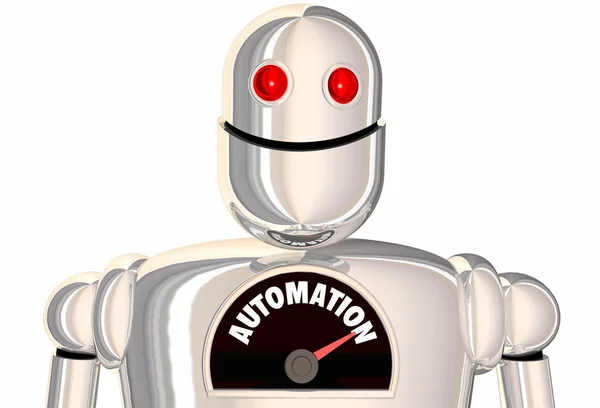 Automation Robot 3d — Stock Photo, Image