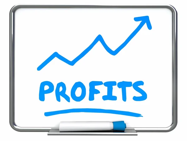 Profits Rising Increase — Stock Photo, Image