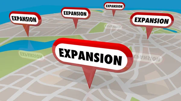 Expansion New Locations — Stock Photo, Image