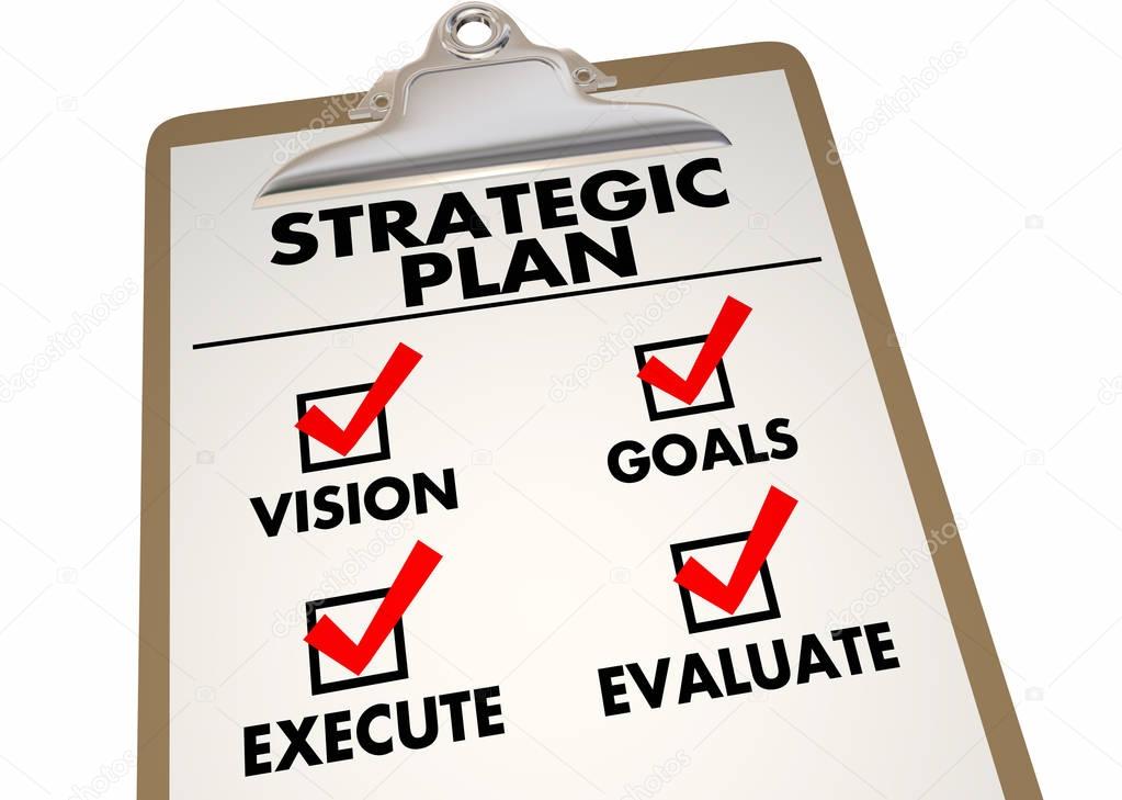 Strategic Plan Clipboard Checklist