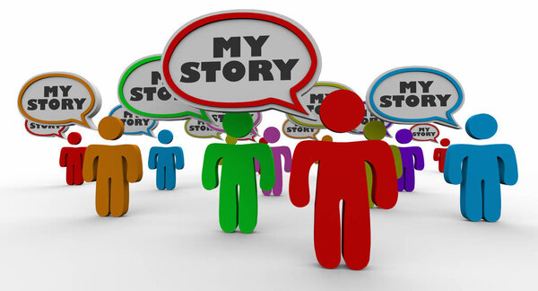 My Story People Speech Bubbles  