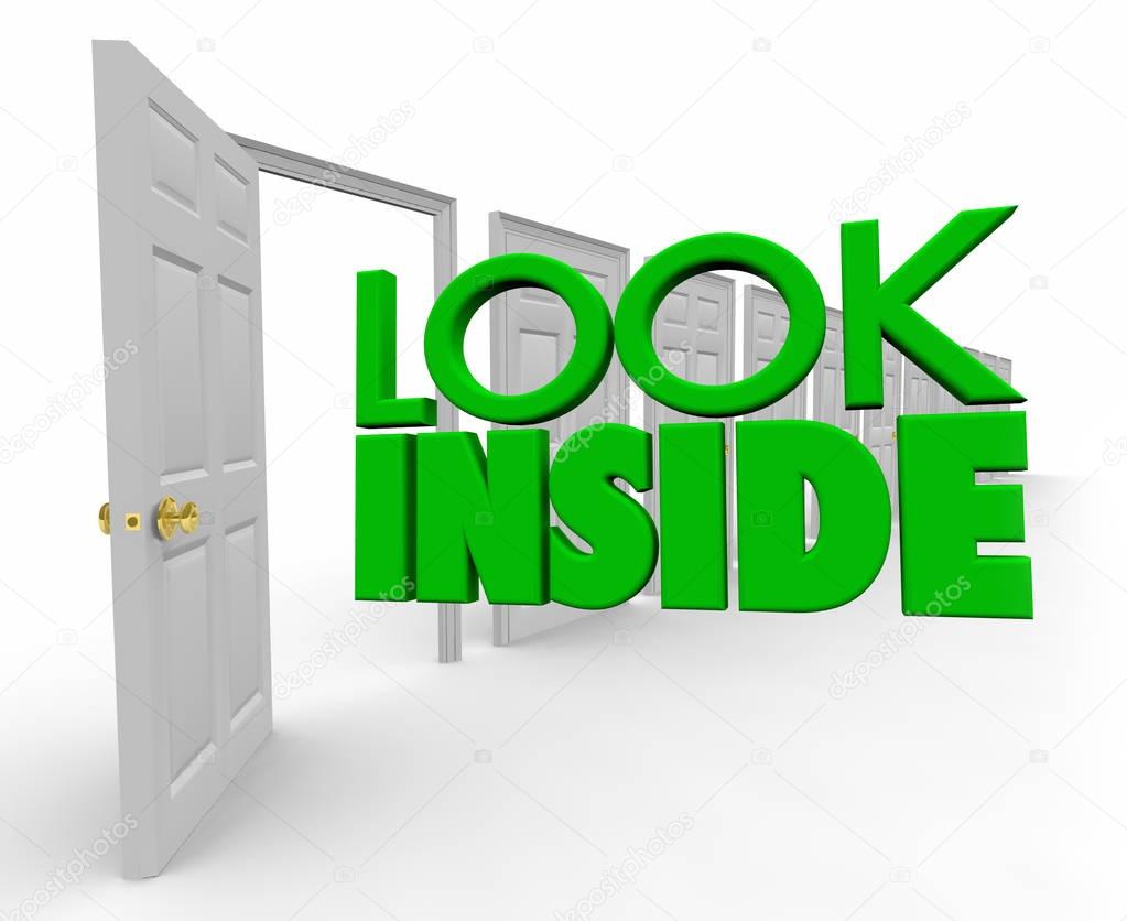 Look Inside Opening Door Check Out Now