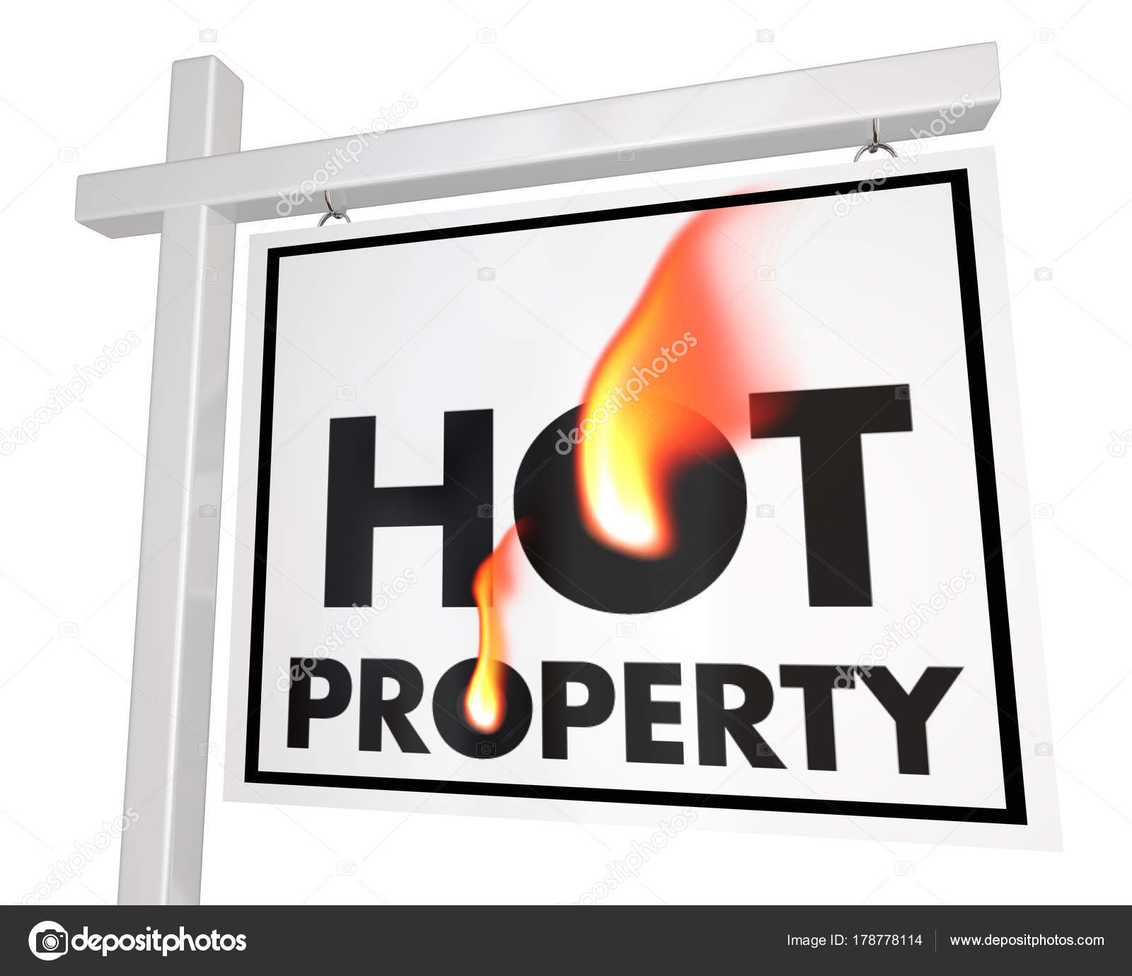 Hot Property Sign Stock Photo by ©iqoncept 178778114