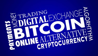 Bitcoin Cryptocurrency kelime 