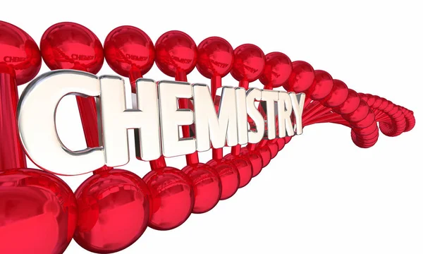 Kimya Dna kimyasal illüstrasyon — Stok fotoğraf