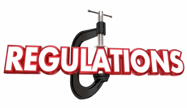 Regulations Clamp Illustration — Stock Photo, Image