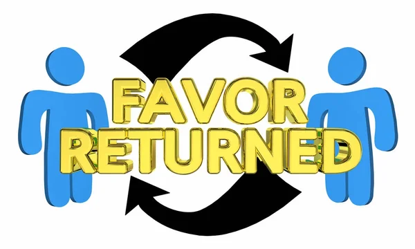 Favor Returned  Illustration — Stock Photo, Image