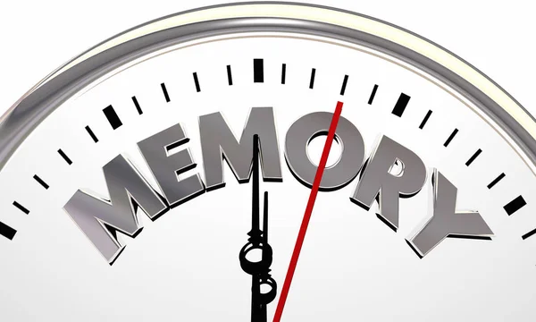 Memory Time Passing Clock — Stock Photo, Image