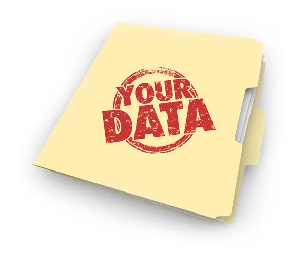 Your Data Personal Information — Stock Photo, Image