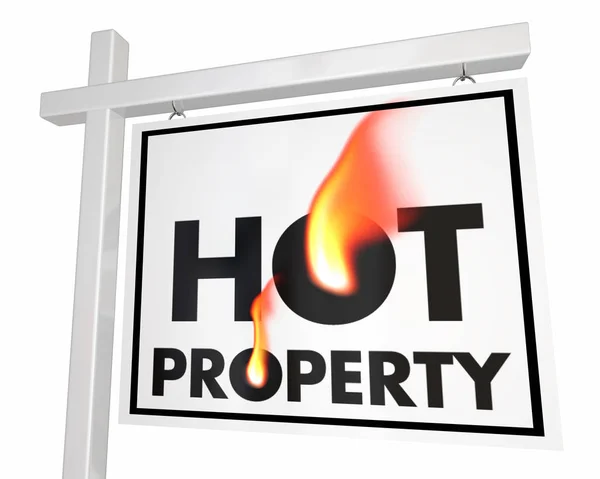 Hot Property  Sign — Stock Photo, Image