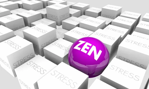 Zen spanningshulp — Stockfoto