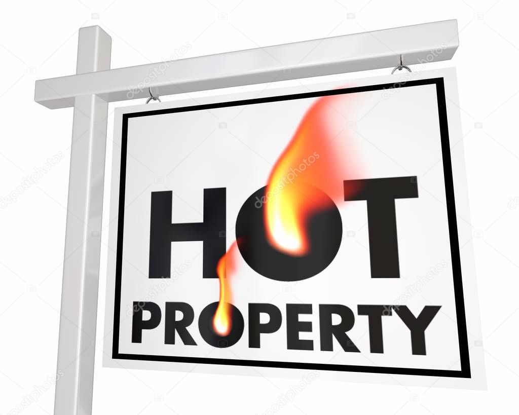 Hot Property  Sign 