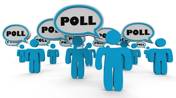 Poll Survey  Illustration — Stock Photo, Image