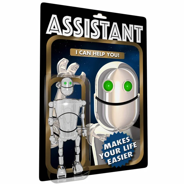 Robot-assistent Personal — Stockfoto
