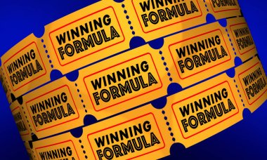 Formül bilet en iyi planı Yarışması Birincisi kazanan 3d çizim