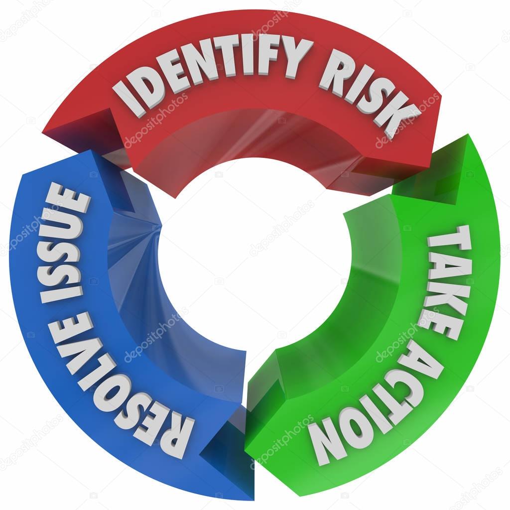 Identify Risk Take Action Resolve Issue Process 