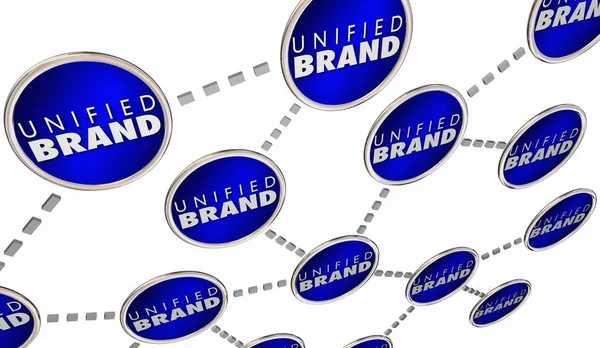 Unified Brand Icons Illustration — Stock Photo, Image