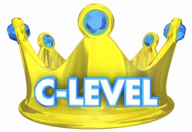 C-düzey Crown simgesi, 3d çizim