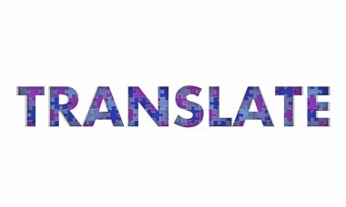Translate Different Language Meaning Translation 3d Illustration clipart