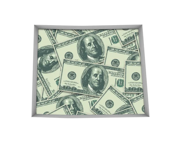 Οικονομίας Δολάρια Μετρητά Του Colorado Χρήματα Χάρτη Απεικόνιση — Φωτογραφία Αρχείου