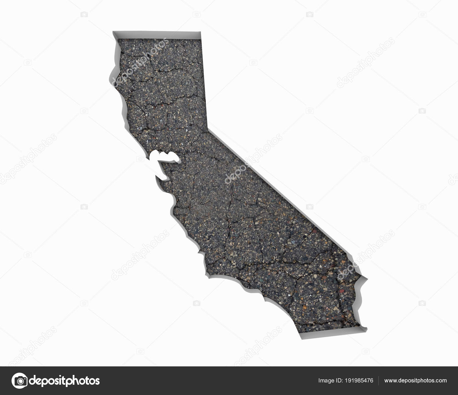 California CA Road Map Pavement Construction Infrastructure 3d Illustration Photo By Iqoncept California CA Road Map Pavement Construction Infrastructure 3d Illustration Photo By Iqoncept
