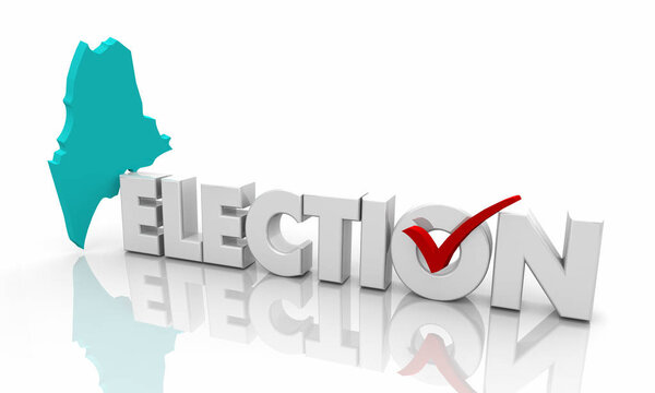 Государственная карта голосования на выборах
