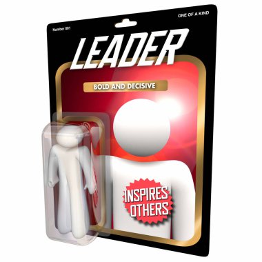 Lider Kişinin Eylem Figürü Patron Mentor 3d Görüntü