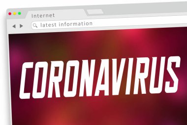 Coronavirus Web Sitesi İnternet Ekran Bilgileri Güncelleme COVID-19 Haber Resimleri