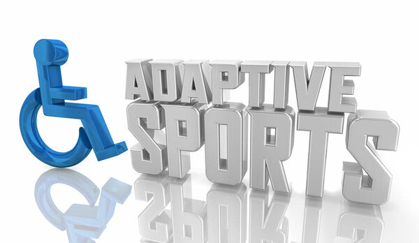 Adaptive Sports Athletes Competition Disability Handicap Access Games 3d Illustration