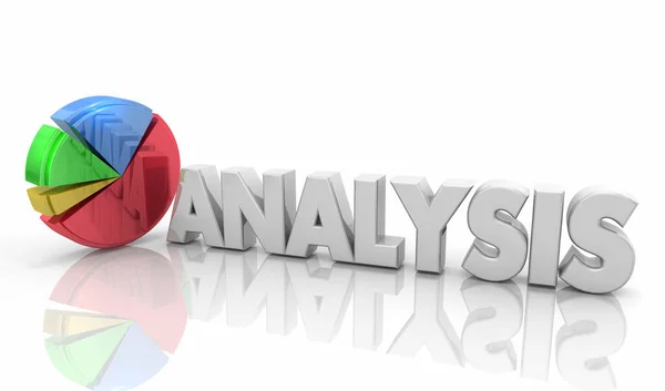 Análise Pie Chart Informações Dados Insights Resultados Pesquisa Ilustração — Fotografia de Stock