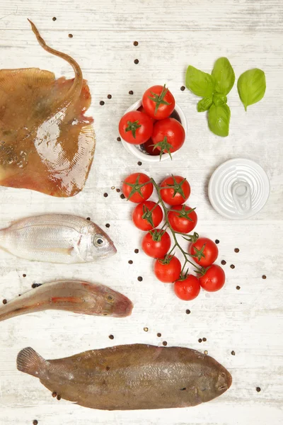 Peixe fresco para cozinhar — Fotografia de Stock