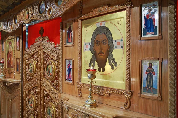 Prawosławny ikonostas, Vernicle — Zdjęcie stockowe