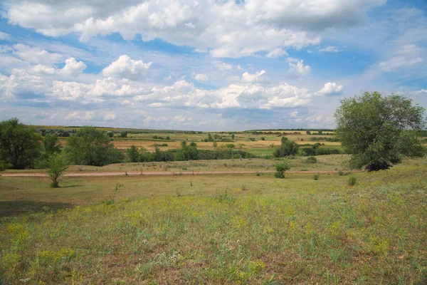 Platteland landschap zomer — Stockfoto