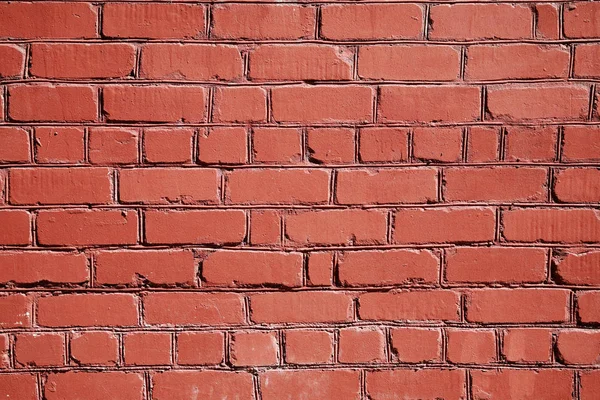 Muro de ladrillo rojo — Foto de Stock