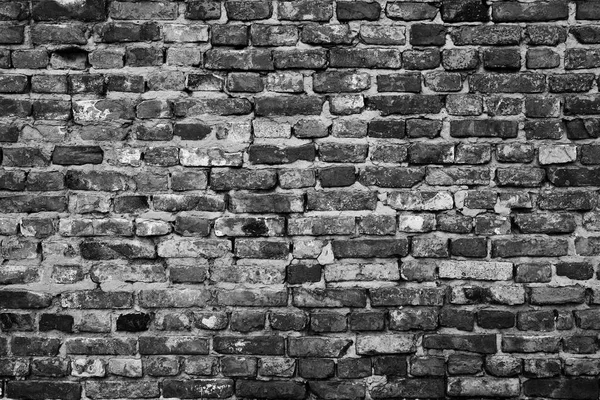 Tuğla duvar, siyah ve beyaz