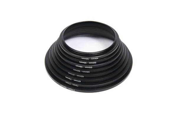 Lens filter ring adapters — Stock Photo, Image