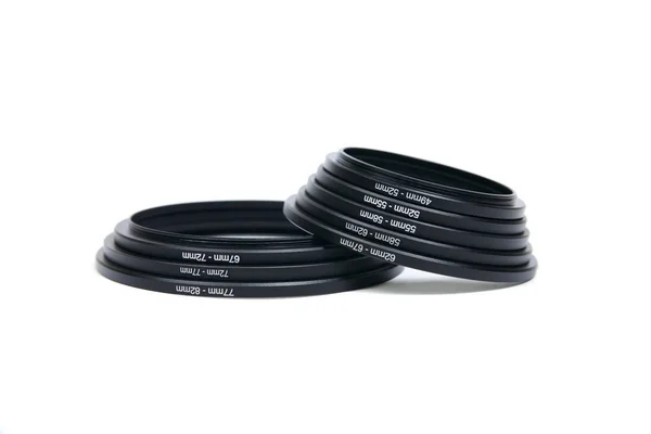 Lens filter ring adapters — Stock Photo, Image