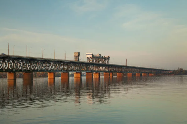 Ponte ferroviária de Amur — Fotografia de Stock