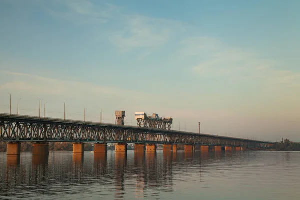 Ponte ferroviária de Amur — Fotografia de Stock