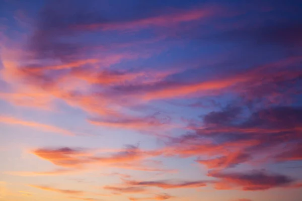 Nubes al atardecer — Foto de Stock