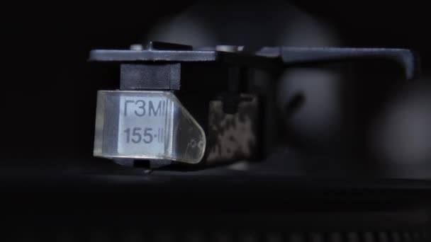 可调的 可调的乙烯光盘唱机 — 图库视频影像