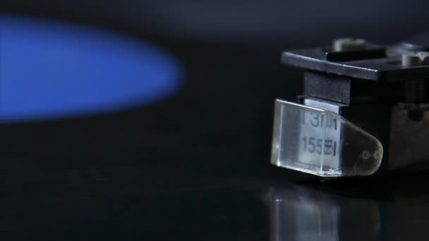 Plaque Tournante Lecteur Disques Vinyle Close — Video