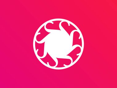 Soyut Modern fotoğraf Logo. Logo basit modern bir tarz. Çekim kamera açılır. Vektör simge fotoğrafçılar için